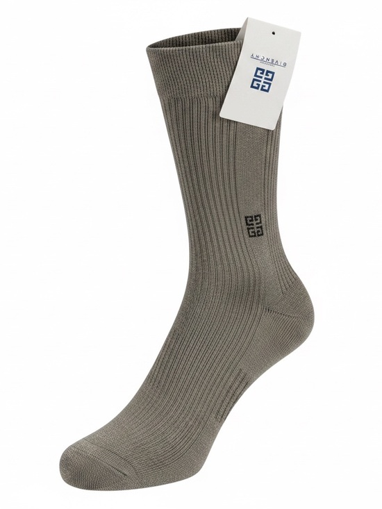 Givenchy Other - NWT Givenchy ribbed taupe-beige crew socks